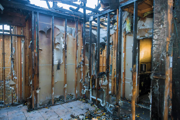 Professional Fire Damage Removal technician working in Midway, UT